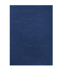 Copertine per rilegatura - A4 - cartoncino groffrato semilpelle - 250 gr - royal blu - Fellowes - conf.100 pezzi