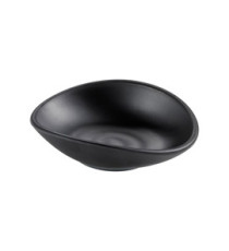 Coppetta in melamina - 13 x 11 x 3,5 cm - nero - Leone