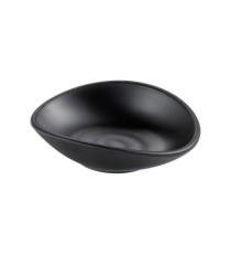 Coppetta in melamina - 13 x 11 x 3,5 cm - nero - Leone