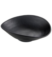 Coppetta in melamina - 18 x 15 x 5,5 cm - nero - Leone