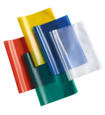Coprimaxi Glass - A4 - PP - 145 mic - c/alette - goffrato - verde trasparente - Colorosa