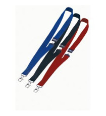 Cordoncini portabadge - larghezza 2 cm - rosso - Durable - conf. 10 pezzi
