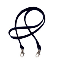Cordoncino Pass M - raso - lunghezza 85 cm - nero - Sei Rota - conf. 50 pezzi