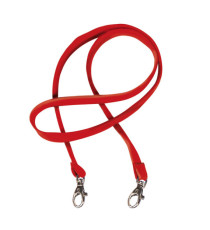 Cordoncino Pass M - raso - lunghezza 85 cm - rosso - Sei Rota - conf. 50 pezzi