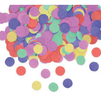 Coriandoli - Ø 2 cm - in carta - colori assortiti - Big Party