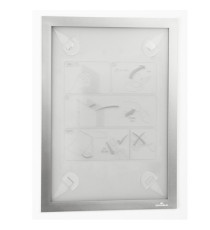 Cornice adesiva - Duraframe Wallpaper - A4 - 21 x 29,7 cm - argento - Durable