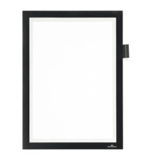 Cornice adesiva Duraframe Note - pannello magnetico - A4 (21 x 29,7 cm) - nero - Durable