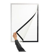 Cornice adesiva Duraframe Poster A2 - 42 x 59, 4 cm - argento - Durable
