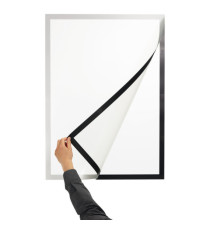 Cornice adesiva Duraframe Poster A2 - 42 x 59, 4 cm - argento - Durable