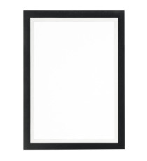 Cornice magnetica retroadesiva Starwall - A4 - nero - Starline