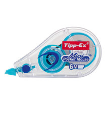Correttore a nastro Mini Pocket Mouse - 5 mm x 6 mt - colori assortiti - Tipp-Ex - conf. 10 pezzi