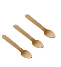 Cucchiaini in legno - 9,5 cm - Leone - conf. 48 pezzi