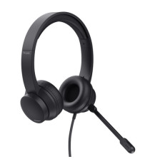 Cuffie USB per PC HS-201 - con microfono - nero - Trust