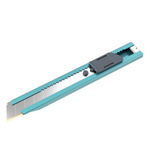 Cutter multiuso - in metallo - lama a spezzare 18mm - Uttil