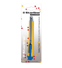 Cutter Premium - con bloccalama - 2 lame incluse - 9 mm - Starline