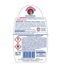 Detergente Professional vetri multiuso - in trigger - 700 ml - Chanteclair