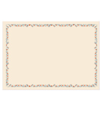 Diplomi - stampa offset fiori - A4 - 120 gr - avorio - Sadoch - conf. 10 pezzi