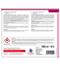 Disinfettante detergente alcolico - senza profumo - 1 lt - Tekna