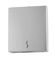 Dispenser asciugamani piegati C/Z - Brinox - 28x10,2x36,5 cm - acciaio inox - capacità 400 fogli - grigio - Medial