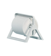 Dispenser murale/da banco per bobine di carta - ABS - 25x30,5x44 cm - bianco - Mar Plast