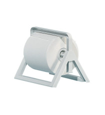 Dispenser murale/da banco per bobine di carta - ABS - 25x30,5x44 cm - bianco - Mar Plast