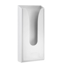 Dispenser per sacchetti igienici - capacità 60 sacchetti - 13,5x5,5x29,5 cm - bianco - Mar Plast