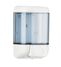 Dispenser sapone Prestige - murale - capacità 1 L -  bianco/azzurro trasparente - Mar Plast