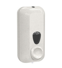 Dispenser sapone Woodplastic - murale - capacità 0,55 L - bianco - Mar Plast
