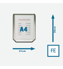 Display verticale A4 per colonnine 600 G - Stilcasa