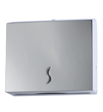 Distributore asciugamani piegati C/Z - Brinox - 28x10,2x26,5 cm - acciaio inox - capacità 200 fogli - grigio - Medial