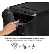 Distruggidocumenti AutoMax 350C - a frammenti - 68L - Fellowes