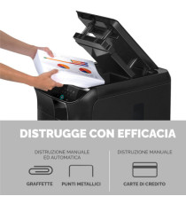 Distruggidocumenti Automax 600m - a microframmenti - 83lt - Fellowes
