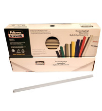 Dorsetti tondi per rilegatura - 3 mm - grigio - Fellowes - scatola 50 pezzi