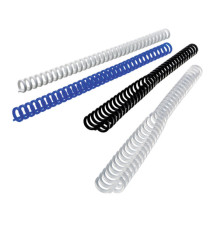 Dorsi ClickBind per rilegatura - riutilizzabili - 12 mm - effetto ghiaccio - Ibico - scatola 50 pezzi
