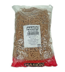 Elastici - diametro 3 cm - 1 kg - caucciù - avana - Markin