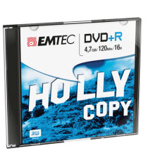 Emtec - DVD+R - registrabile - ECOVPR471016SL - 4,7GB - conf. 10 pz