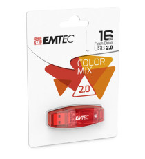 Emtec - Memoria Usb 2.0 - Rosso - ECMMD16GC410 - 16GB