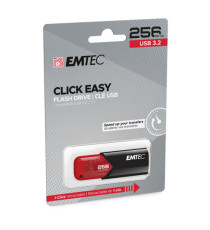 Emtec - Memoria USB B110 USB 3.2 Click&Easy - rosso - ECMMD256GB113 - 256 GB