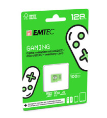 Emtec - MSD Gaming UHS-I U3 V30 A1 - Verde - 128GB - ECMSDM128GXCU3G