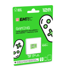 Emtec - MSD Gaming UHS-I U3 V30 A1 - Verde - 128GB - ECMSDM128GXCU3G