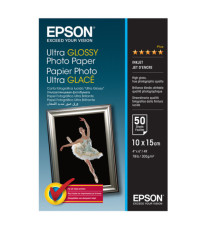 Epson - Ultra Glossy Photo Paper - 10 x 15 cm - 50 Fogli - C13S041943