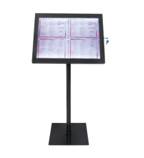 Espositore a LED per esterni/interni - display 4 x A4 - Securit
