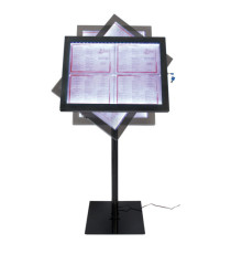 Espositore a LED per esterni/interni - display 4 x A4 - Securit