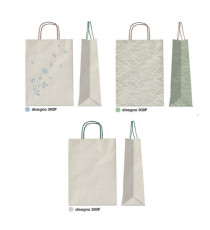 Espositore shopper Carta Erba - formati assortiti - Rex Sadoch - expo 100 pezzi