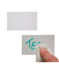 Etichette magnetiche - scrivibili e cancellabili - permanenti - 40 x 100 mm - bianco - Markin - conf. 20 etichette