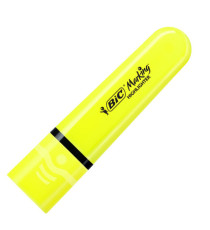 Evidenziatore Flat  - punta a scalpello - tratto da 1,2mm-4,6mm - giallo - Bic - conf. 12 pezzi