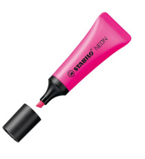 Evidenziatore stabilo Neon - punta a scalpello - tratto 2,00 - 5,00 mm - Stabilo - astuccio 4 pezzi