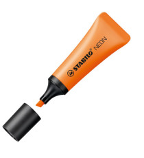 Evidenziatore stabilo Neon - punta a scalpello - tratto 2,00 - 5,00 mm - Stabilo - astuccio 4 pezzi