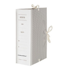 Faldone - lacci incollati - tela - 35 x 25 cm - dorso 20 cm - Starline