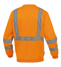Felpa sportiva Astral - alta visibilità - tg. L - arancio fluo - Deltaplus